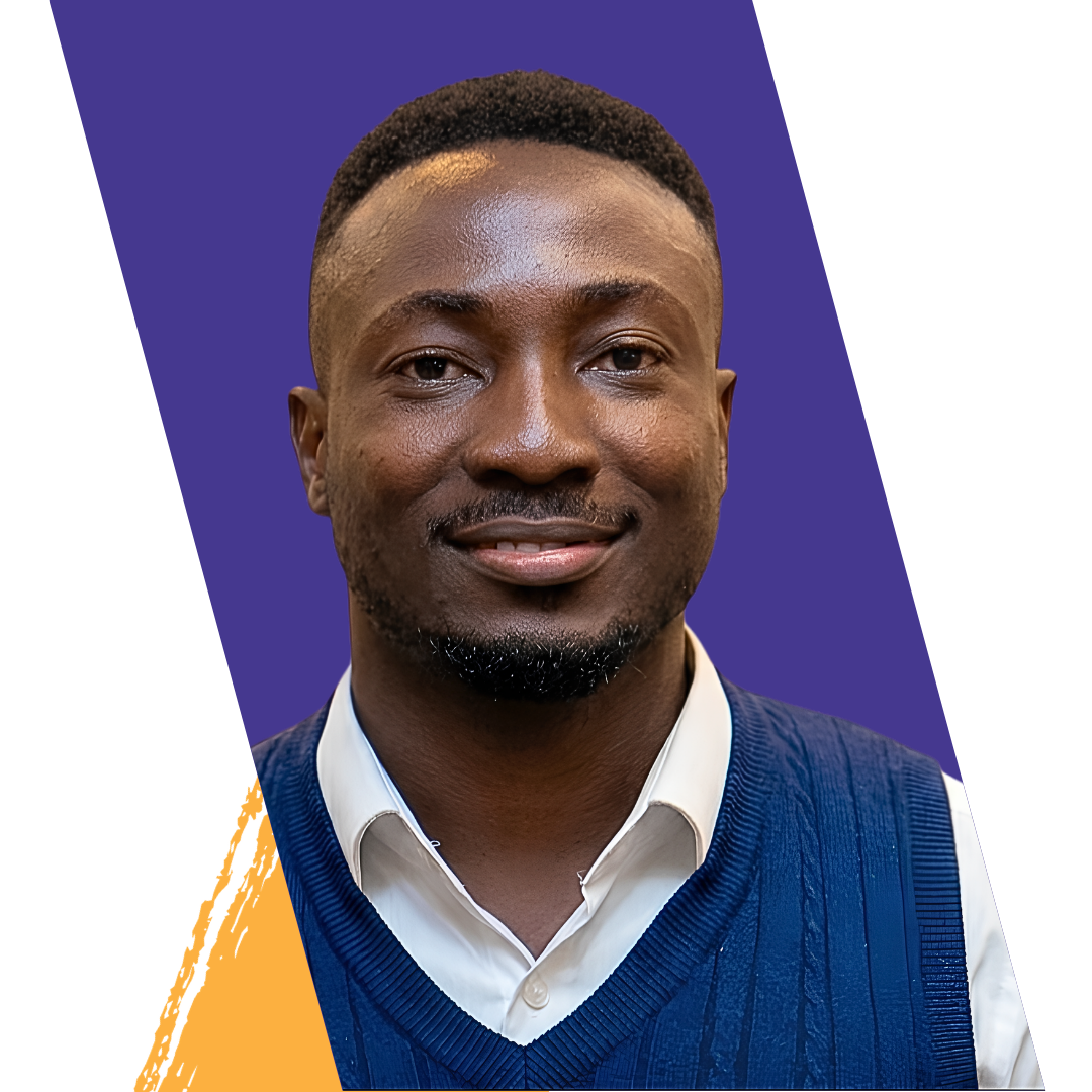 Headshot of Bleu Sahi Serges Claver, Advocacy and Partnership Research Officer for youth SRHR in Côte d'Ivoire
